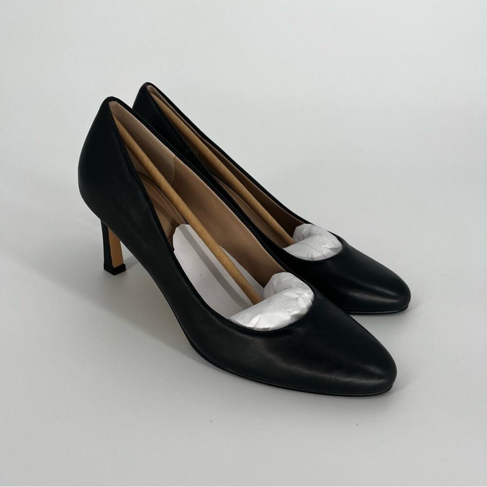 Giani Bernini Verronica Almond Toe Pump heels black beauty - 7 - Picture 3 of 14